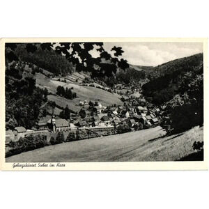 Mountain Spa Sieber in the Harz Mountains Germany Postcard